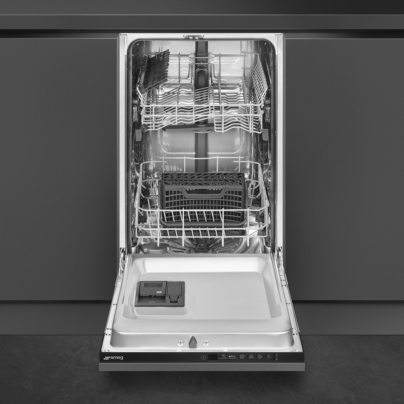SMEG ST4512IN Полностью встраиваемая посудомоечная машина, 45 см